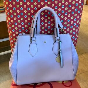 ANTONIO MELANI Light Purple Satchel